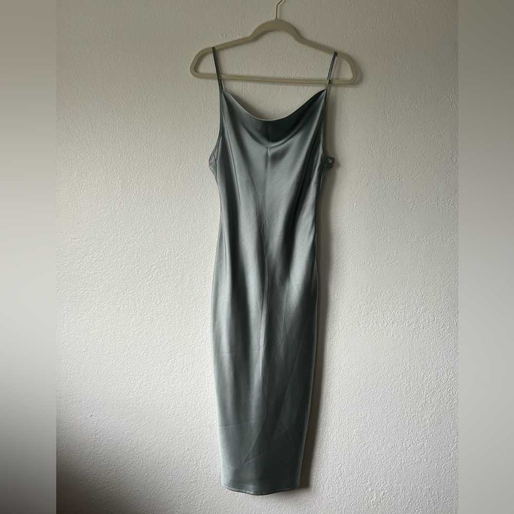 Sweet Lemon Sage Green Dress
